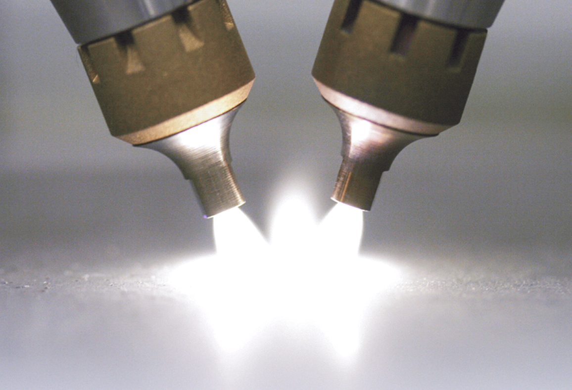 Partiell bzw. lokal Atmosphärendruckplasma-Oberflächenbehandlung mit PlasmaBeam von Diener electronic