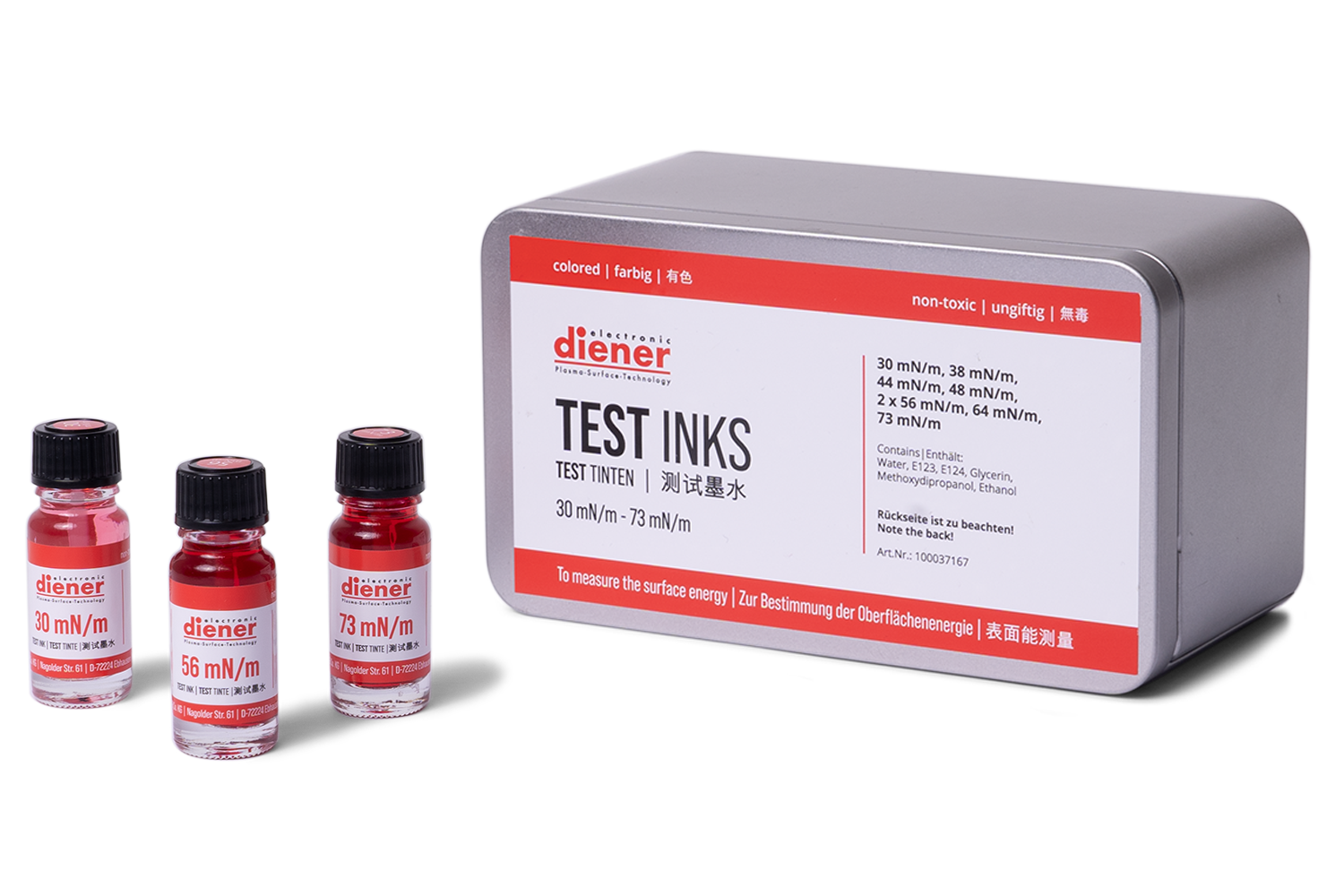 Test Tinten (Testtinten) Set 8 farbig ungiftig Test Tinten (Testtinten) Set 8 farbig ungiftig