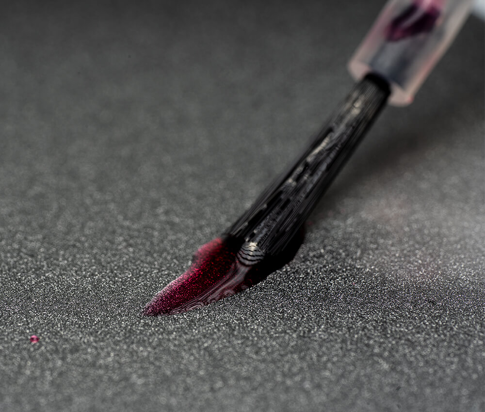 Test Tinte (Testtinte) farbig auftrag Test Tinte (Testtinte) farbig auftrag