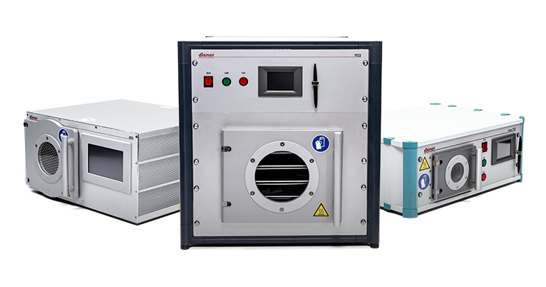 Niederdruckplasmasysteme von Diener electronic Niederdruckplasmaanlagen: Atto, Nano, Femto