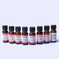 Test Tinten (Testtinten) Set 8 farbig giftig Flaschen