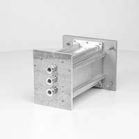 Aluminium-Vakuumkammer VC P110x120 Rückseite