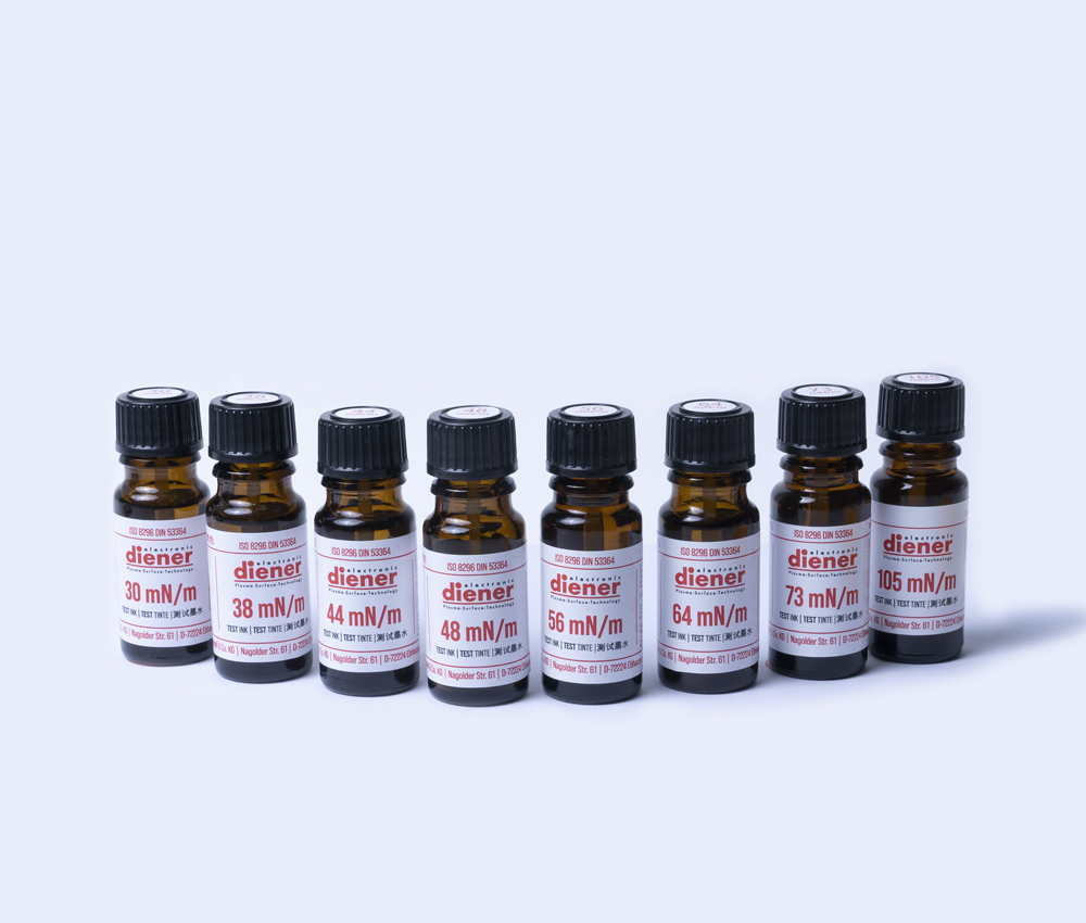 Test Tinten (Testtinten) Set 8 giftig farblos Flaschen